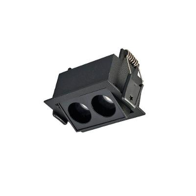 Spot De Embutir Nordecor Downlight Powerus Led Direcionável Alto Irc 90 4w Bivolt Preto 3000k