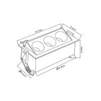 Spot De Embutir Nordecor Downlight Powerus Led Direcionável Alto Irc 90 6w Bivolt Preto 4000k - 5
