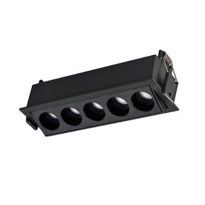 Spot De Embutir Nordecor Downlight Powerus Led Direcionável Alto Irc 90 10w Bivolt Preto 4000k