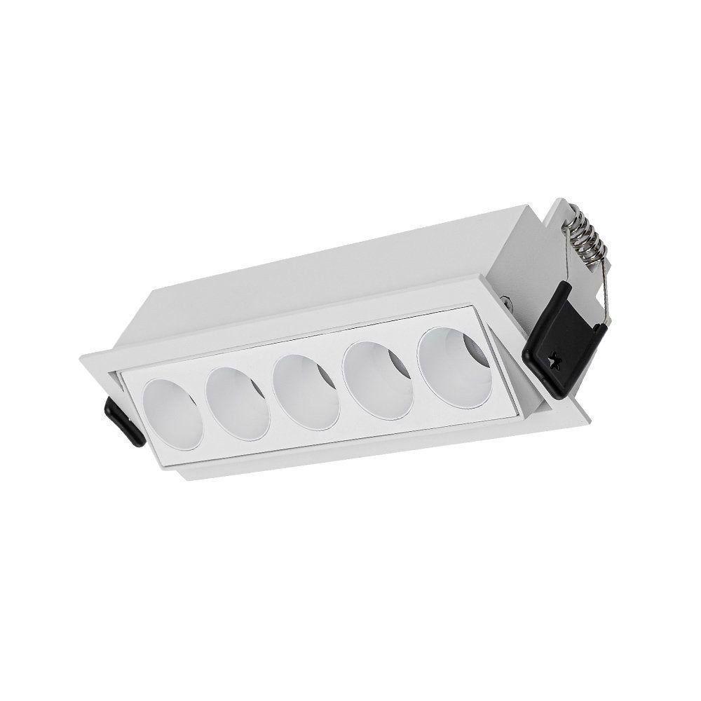 Spot De Embutir Nordecor Downlight Powerus Led Direcionável Alto Irc 90 10w Bivolt Lente Branca 3000k - 1