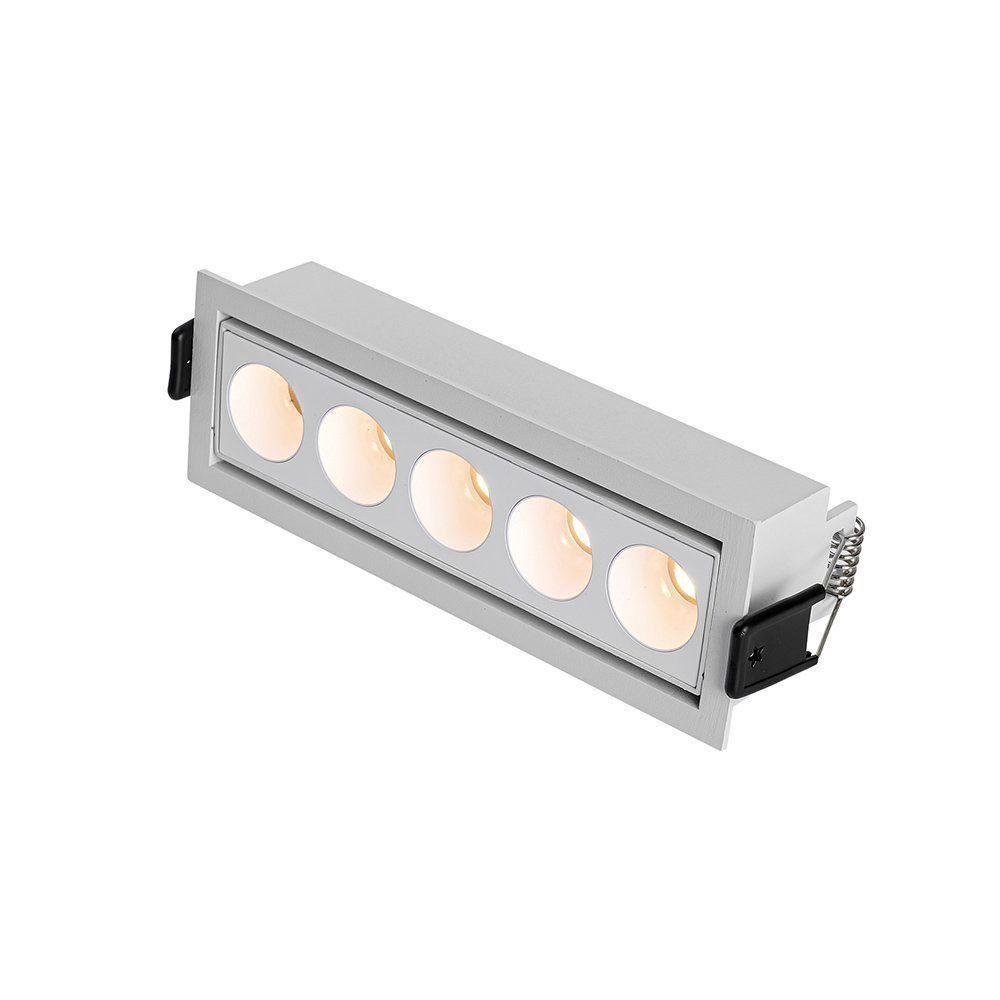 Spot De Embutir Nordecor Downlight Powerus Led Direcionável Alto Irc 90 10w Bivolt Lente Branca 3000k - 4