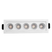 Spot De Embutir Nordecor Downlight Powerus Led Alto Irc 90 10w Bivolt Lente Branca 3000k - 3