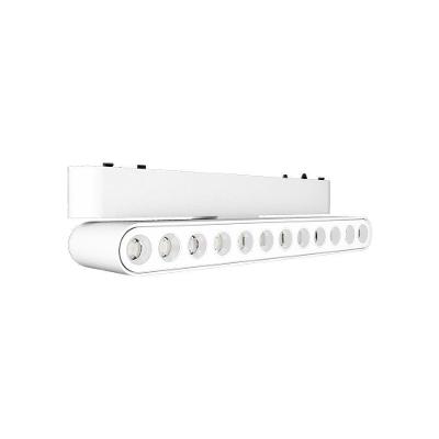 Módulo Led Projetor Para Trilho Magnético Nordecor Magnetic Track Kay 6704 12W Irc 90 48v 3000K Luz Amarela