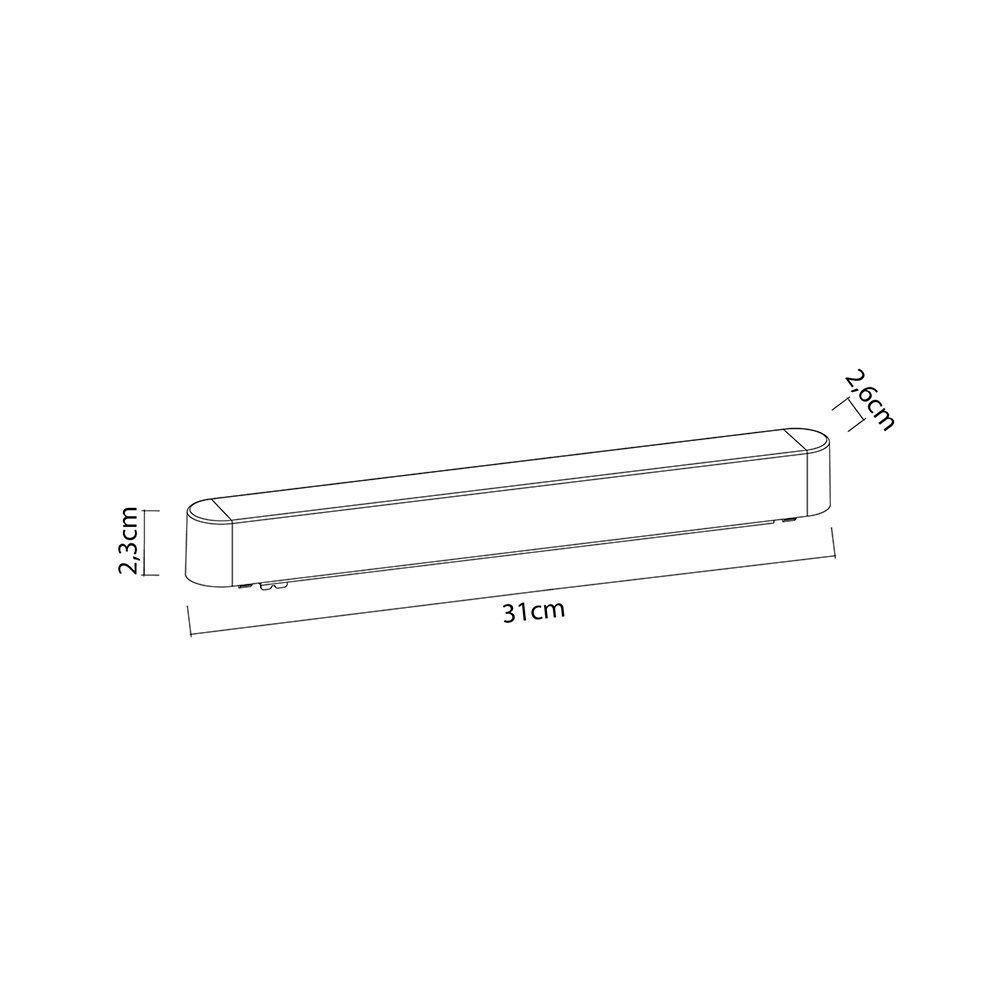 Fonte Para Trilho Magnético Norcedor Magnetic Track Kay 6723 2,1a - 100W 48v Bivolt Branco - 3