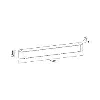Fonte Para Trilho Magnético Norcedor Magnetic Track Kay 6723 2,1a - 100W 48v Bivolt Branco - 3