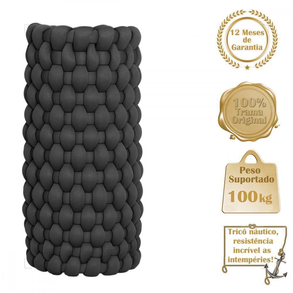 Rede Flutuante Para Piscina Trico Náutico Grande Preto - 4