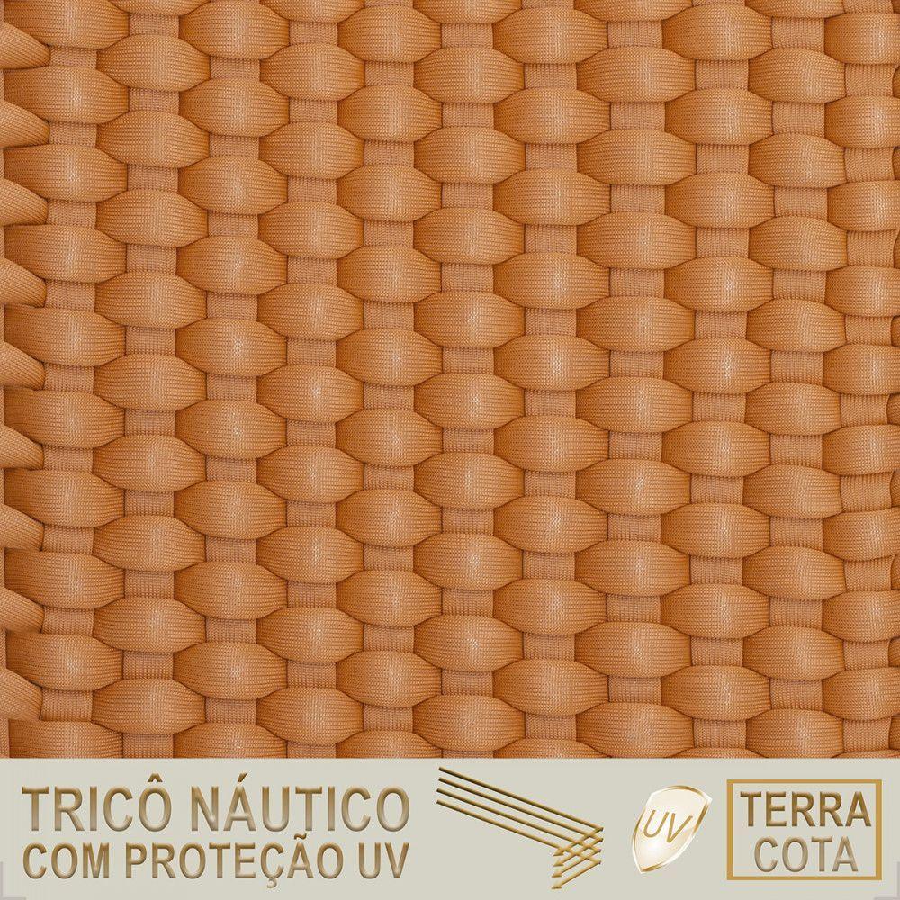 Rede Flutuante Para Piscina Trico Náutico Médio Terra Cota - 6