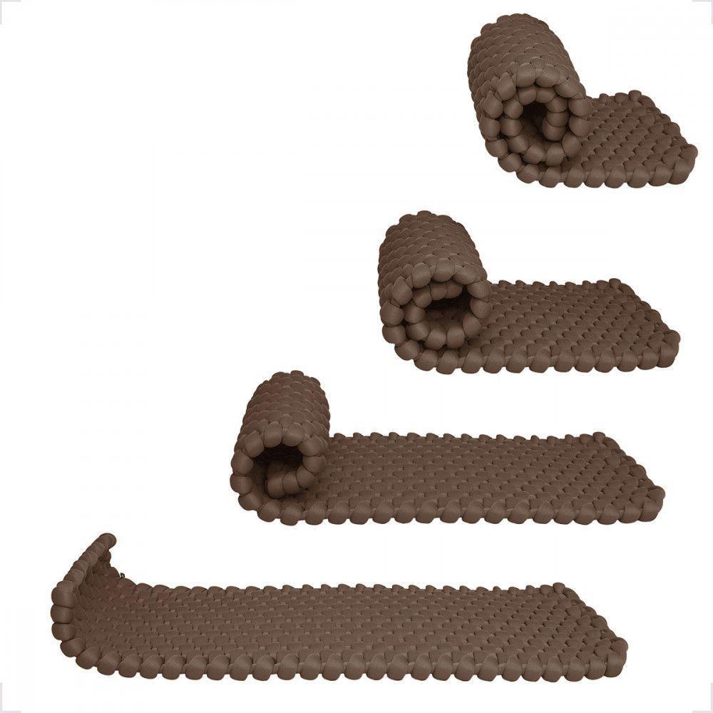 Rede Flutuante Para Piscina Trico Náutico Grande Marrom - 5