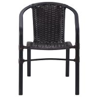 6 Cadeiras E Mesa Floripa Tampo Tramado Alumínio Trama Tabaco