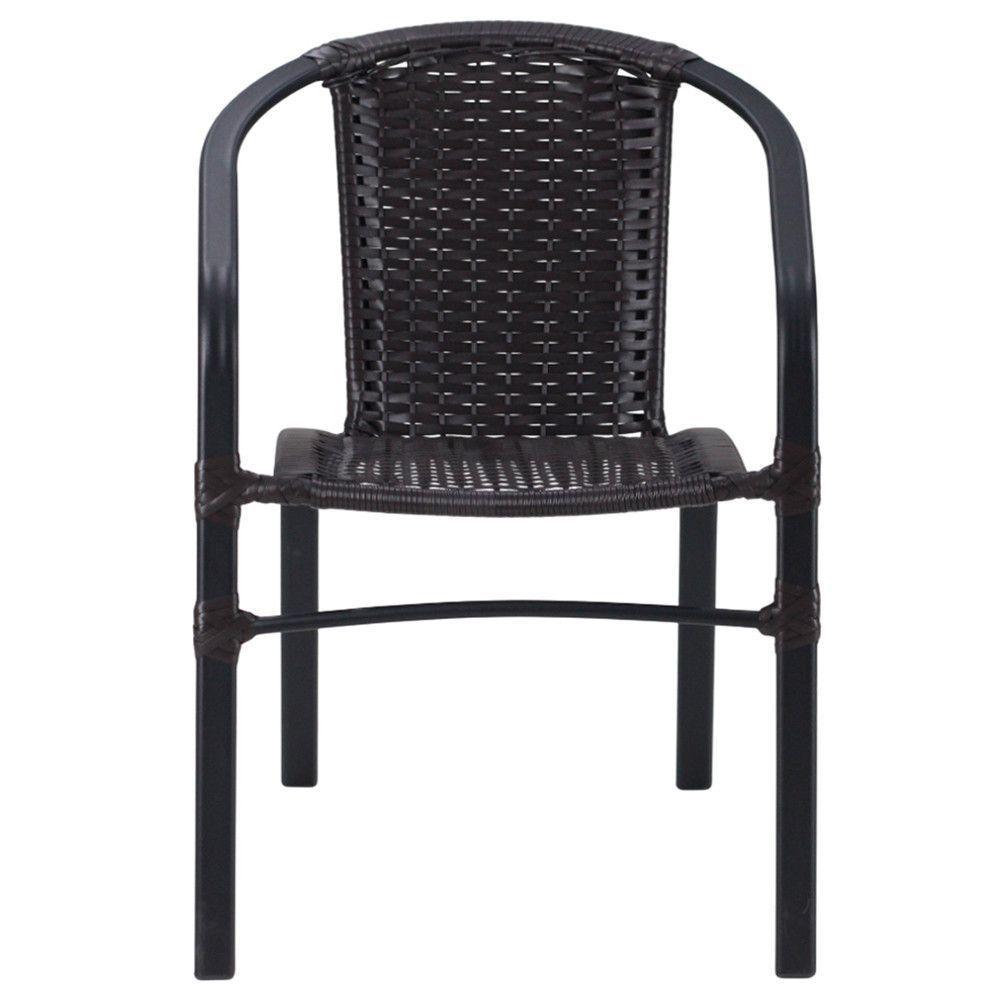 6 Cadeiras E Mesa Floripa Tampo Tramado Alumínio Trama Argila - 4