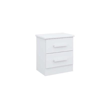 Mesa De Cabeceira 2 Portas New Athos - D Doro Branco