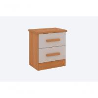 Mesa De Cabeceira 2 Portas New Athos - D Doro Cinamomo/off White - 1