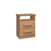 Mesa De Cabeceira Firenze 2 Gavetas Com Nicho - D Doro Cinamomo - 1