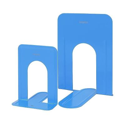 Suporte Apoio Decorativo Para Livros Kit 2 Unidades Organizador De Documentos Cds E Dvds Azul