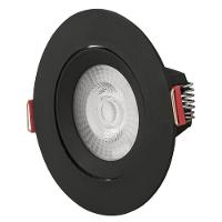 Spot Led Tramontina Redondo 3 W 3000 K Preto Com Luz Amarela - 3