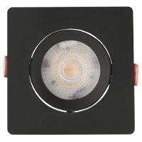 Spot Led Tramontina Quadrado 3 W 3000 K Preto Com Luz Amarela - 7