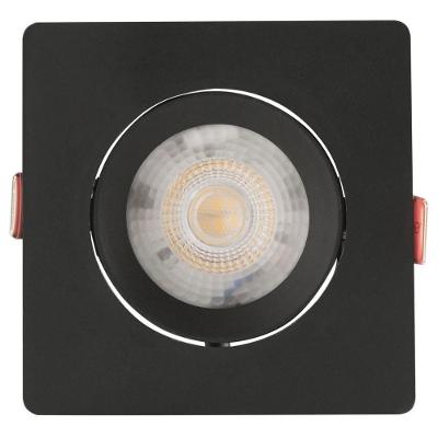 Spot Led Tramontina Quadrado 3 W 6500 K Preto Com Luz Branca