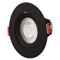 Spot Led Tramontina Redondo 3 W 6500 K Preto Com Luz Branca