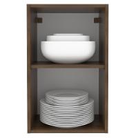 Armário Aéreo Madesa Lux 40 Cm 1 Porta Rustic/cinza - 3