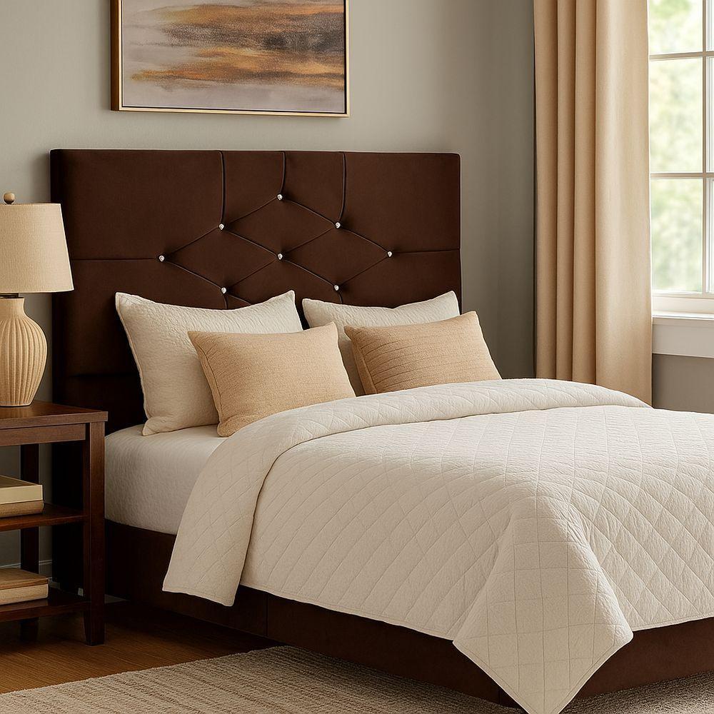 Cabeceira Cama Box Queen 160cm Virgínia Marrom - 2