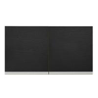 Armário Aéreo Madesa Glamy 120 Cm 2 Portas - Rustic/preto - 8