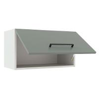 Armário Aéreo Madesa 60 cm 1 Porta Basculante Branco/Cinza - 9