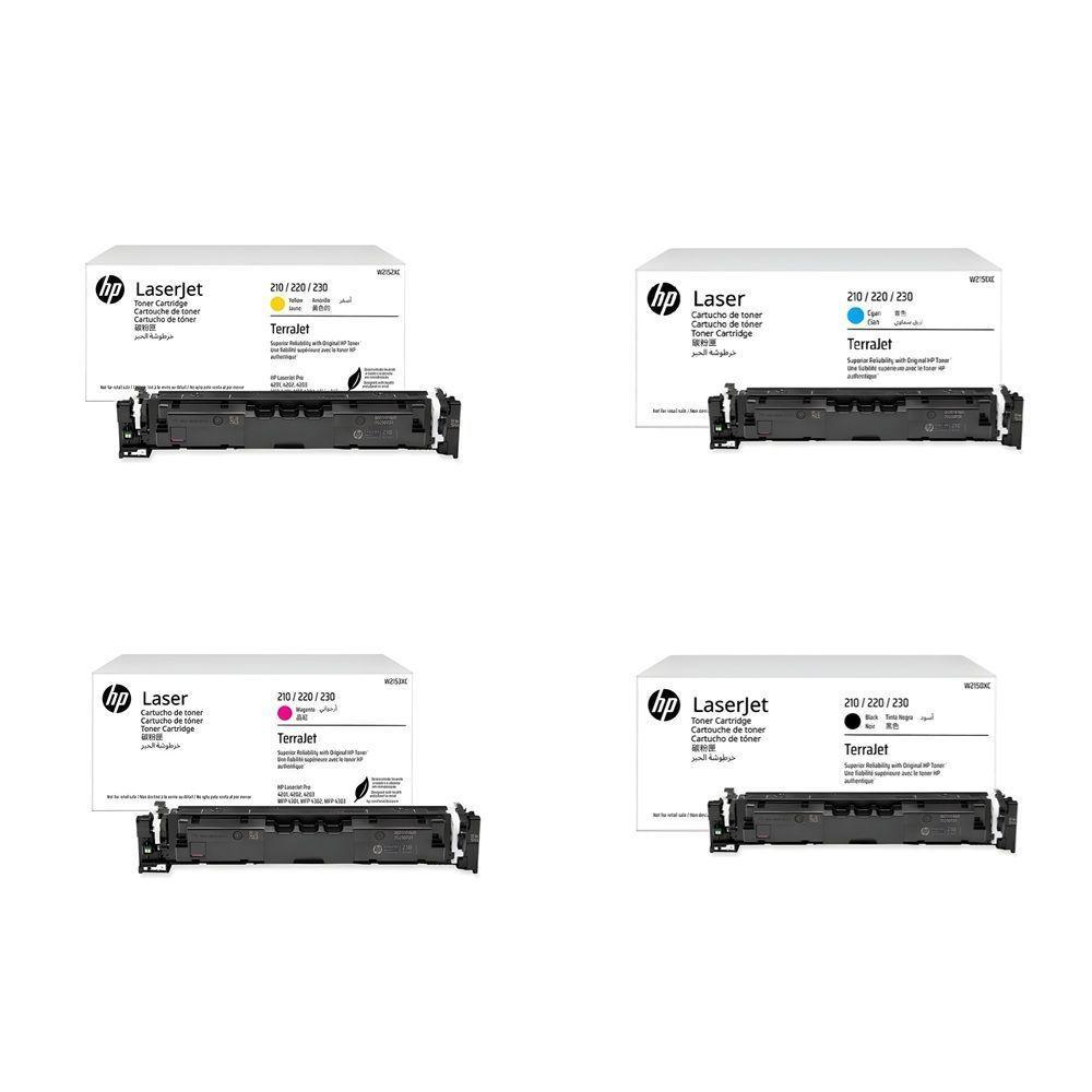 Kit 4 Toner Hp 230x Original W2150x W2151x W2152x W2153x W2300x 4203dw 4303fdw 210 / 220 / 230 - 1