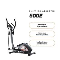 Aparelho Elíptico Athletic 500E Semiprofissional 8 Níveis Suporta 110kg - 2