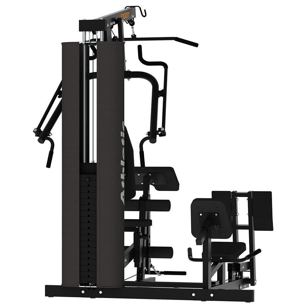 Estação De Musculação Multifuncional Athletic 2100m 40+ Exercícios - Qualidade E Design Para Casa E Condomínio - 6