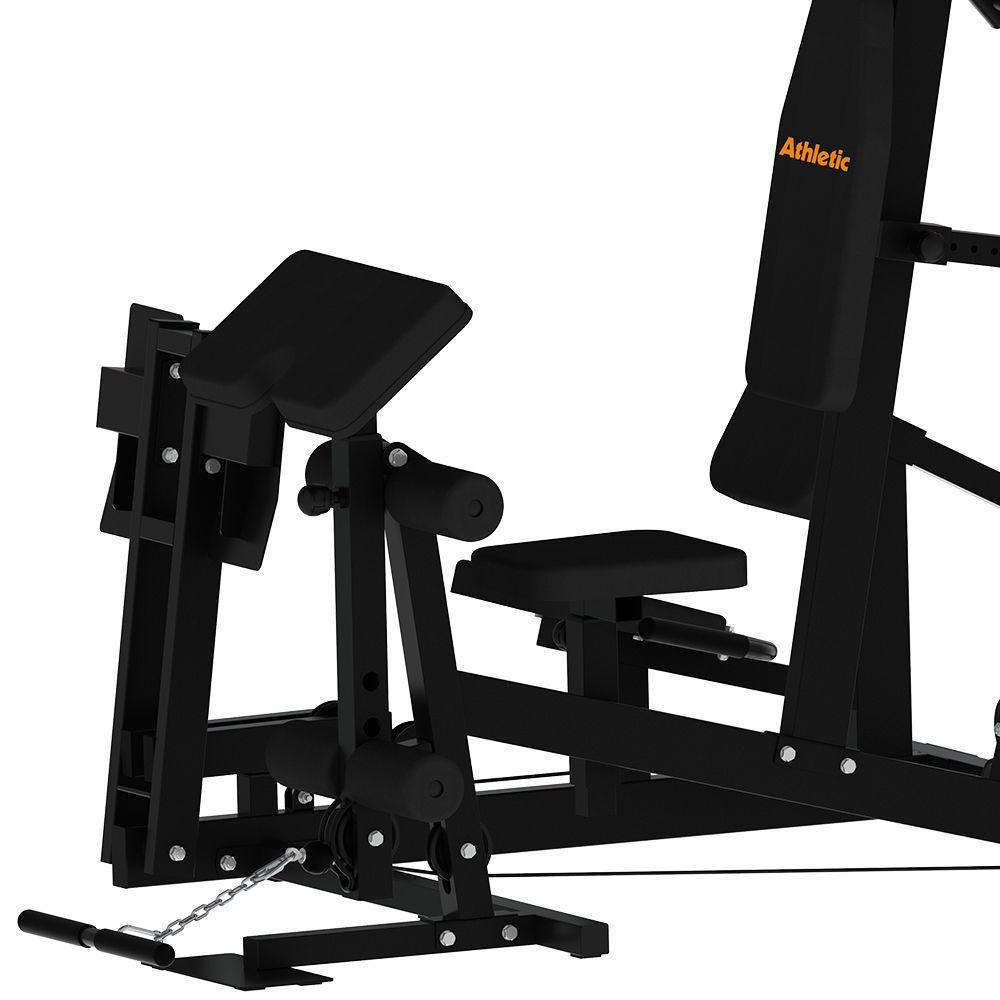 Estação De Musculação Multifuncional Athletic 2100m 40+ Exercícios - Qualidade E Design Para Casa E Condomínio - 8