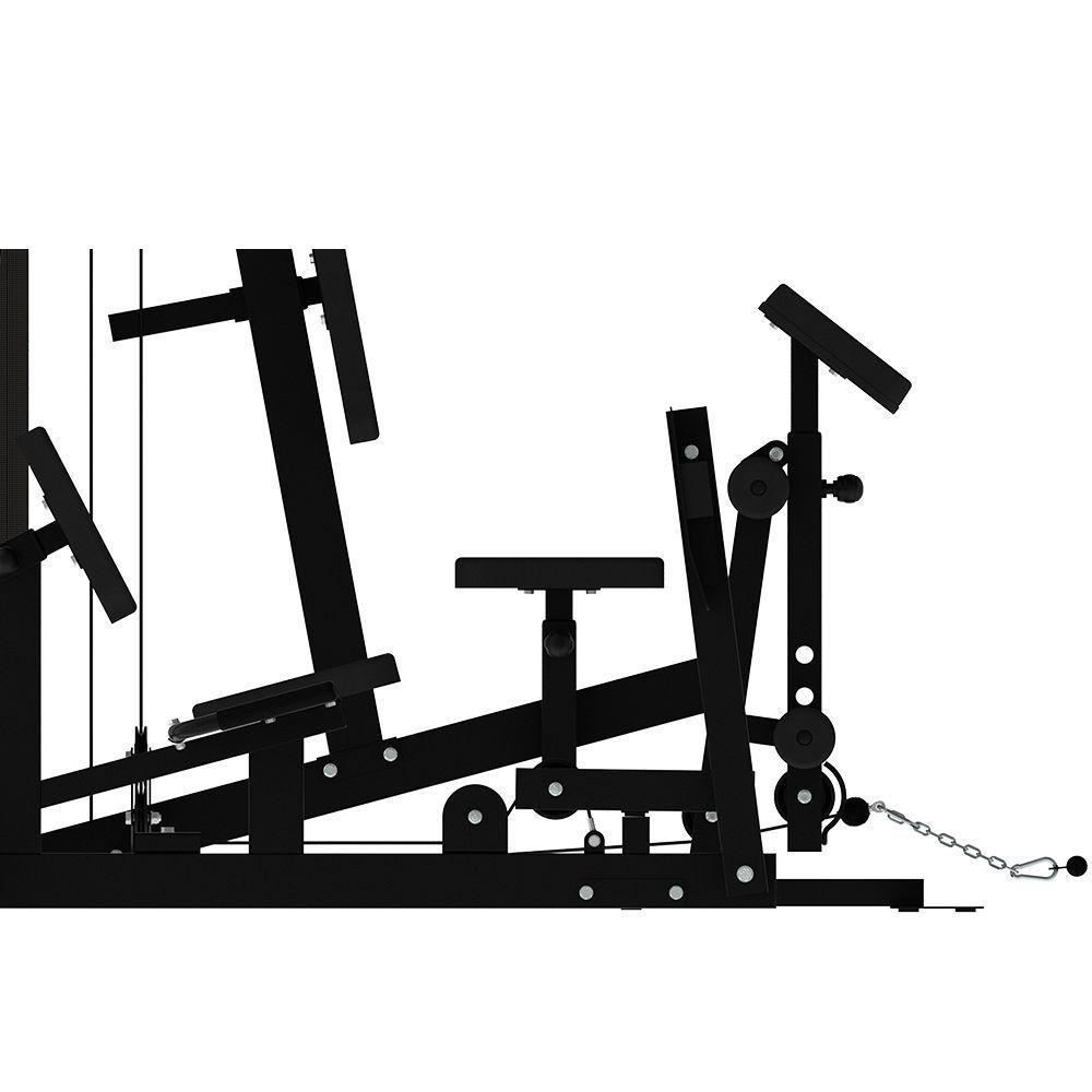 Estação De Musculação Multifuncional Athletic 2100m 40+ Exercícios - Qualidade E Design Para Casa E Condomínio - 9