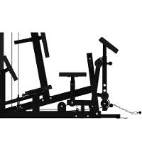 Estação De Musculação Multifuncional Athletic 2100m 40+ Exercícios - Qualidade E Design Para Casa E Condomínio - 9