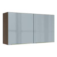 Armário Aéreo Madesa Lux 120 Cm 2 Portas Rustic/cinza - 1