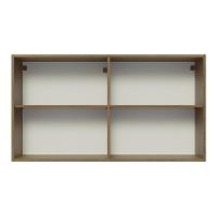 Armário Aéreo Madesa Lux 120 Cm 2 Portas Rustic/cinza - 9