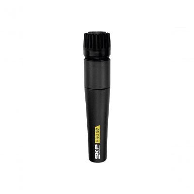 Microfone Com Fio Profissional, Acompanha Cabo 5 Metros Pro-57