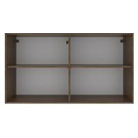 Armário Aéreo Acordes Glamy 100%MDF 80 1 Porta BR/Rustic Mad - 13