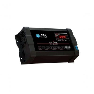 Fonte E Carregador De Bateria Jfa 200a Storm Plus Mono 220v