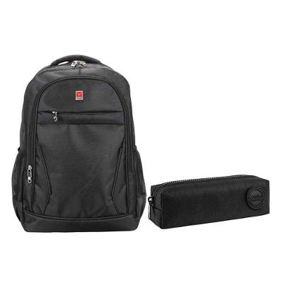 Kit Mochila Escolar Notebook V-1069 E Estojo Académie Preto - Vighs
