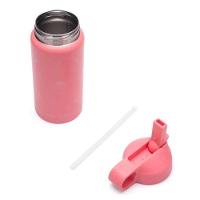 Kit Mochila Escolar Infantil Kk24m14pk E Garrafa De água 97827 500ml Rosa - Kika