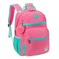 Kit Mochila Escolar Infantil Kk24m14pk E Garrafa De água 97827 500ml Rosa - Kika - 5