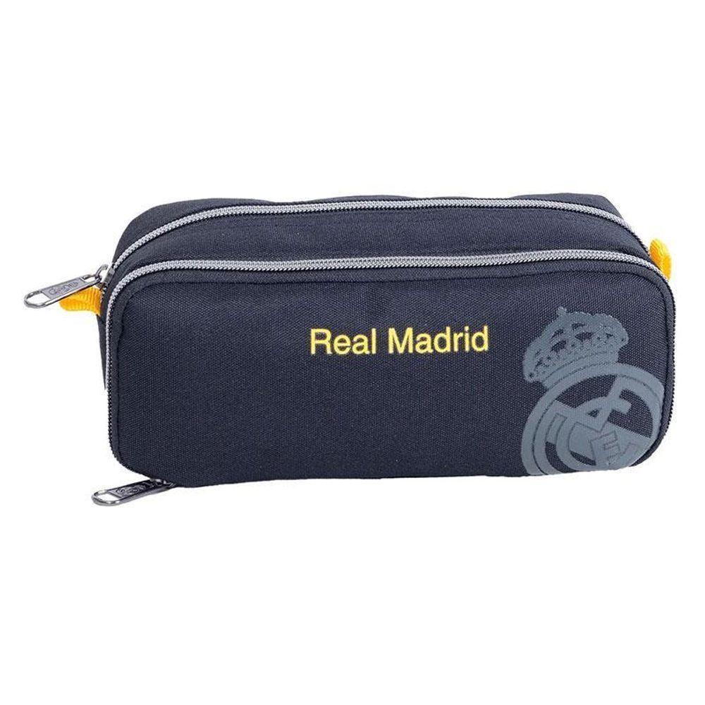 Estojo Escolar Infantil Duplo Real Madrid 14378 Preto - Xeryus - 2