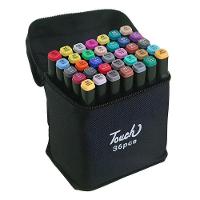 Caneta Hidrográfica Touch Jet Com Ponta Dupla 36 Cores - Touch - 1