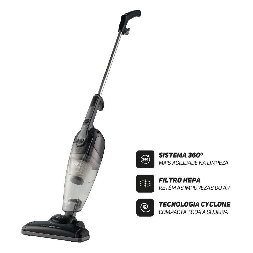 Aspirador De Pó Vertical E De Mão WAP Silent Speed Max 110V - 3