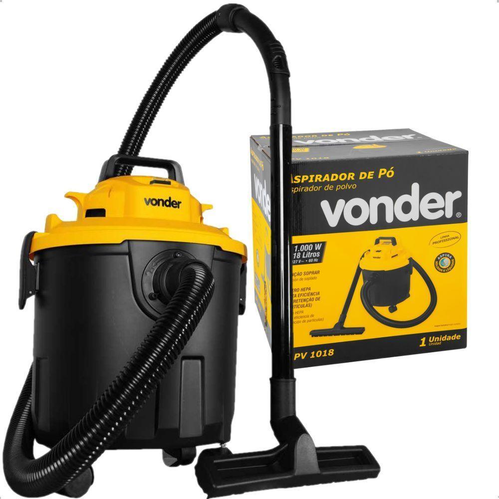 Aspirador De Pó E Líquidos 1000W Apv1018 Vonder 110V - 2