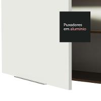 Armário Aéreo de Cozinha Stella 70cm 1 Porta Rustic Branco - 6
