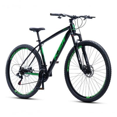 Bicicleta Ksw Aro 29 21 Velocidades Freio A Disco Mecânico Alumínio Preto/verde 17