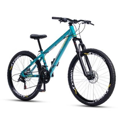 Bicicleta Vikingx Tuff 30 Aro 26 21v Shimano Freio A Disco Suspensão Dianteira Alumínio Azul-celeste 13