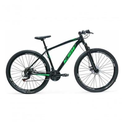 Bicicleta Aro 29 Ksw 27v Alumínio Freio Hidráulico Preto/verde 21