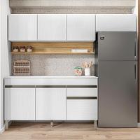 Cozinha Modulada 3 Pecas Com Balcao Tampo Line Supremo Cp Freijo Ktp Supremo Cp Freijo - 2