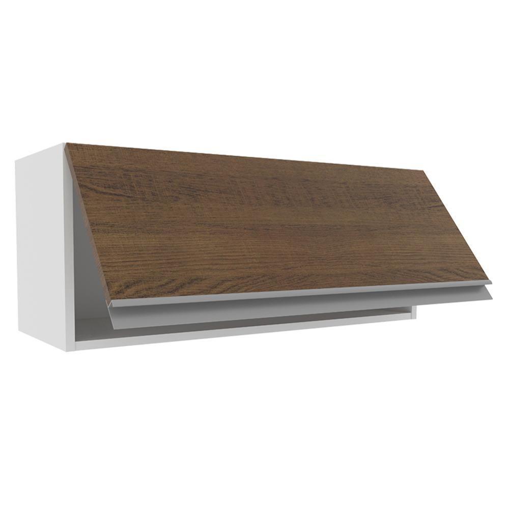 Armário Aéreo Acordes Glamy 100%MDF 80 1 Porta BR/Rustic Mad - 6